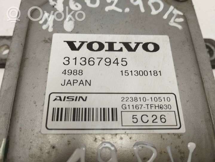Volvo V60 Module de contrôle de boîte de vitesses ECU 31367945