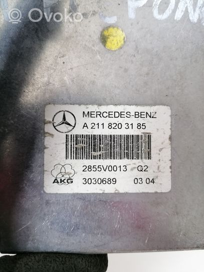 Mercedes-Benz CLS C219 Puhelimen käyttöyksikkö/-moduuli A2118203185