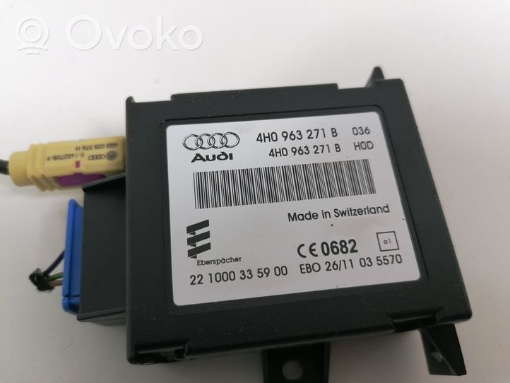 Audi A6 S6 C7 4G Muut ohjainlaitteet/moduulit 4H0963271B