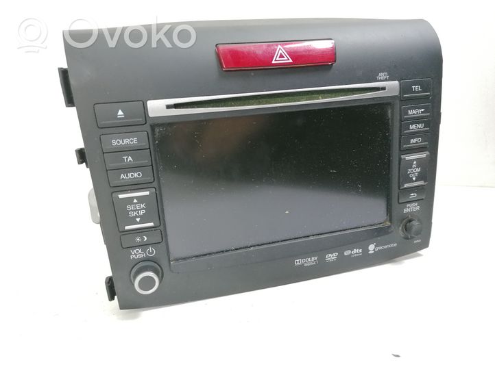 Honda CR-V Panel / Radioodtwarzacz CD/DVD/GPS 39540T1GE020M1