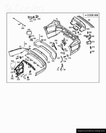 Mercedes-Benz GL X166 Supporto posteriore per il sensore di parcheggio (PDC) A1668851614