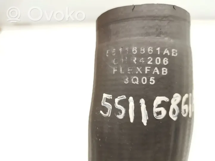 Jeep Grand Cherokee (WK) Tube d'admission de tuyau de refroidisseur intermédiaire 55116861AB