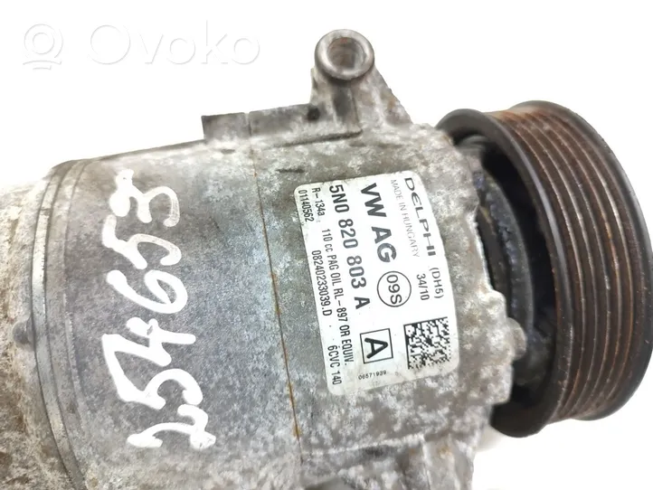 Volkswagen Polo V 6R Ilmastointilaitteen kompressorin pumppu (A/C) 5N0820803A