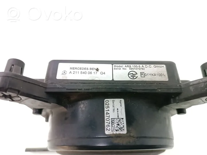 Mercedes-Benz E AMG W211 Sensore radar Distronic A2115400617