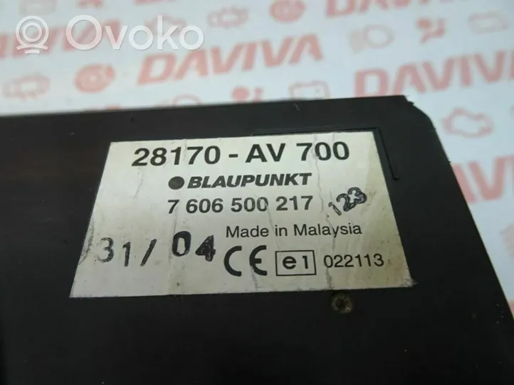 Nissan Primera Subwoofer-bassokaiutin 7606500217