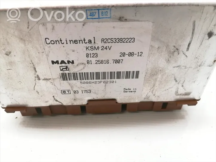 Man TGE 1gen Muut ohjainlaitteet/moduulit 81258167007