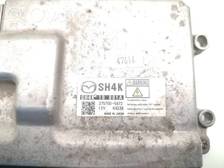 Mazda 6 Moottorin ohjainlaite/moduuli SH4K18881A