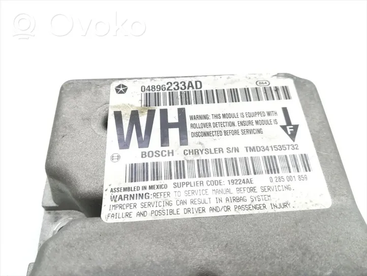 Jeep Grand Cherokee (WK) Centralina/modulo airbag 04896233AD