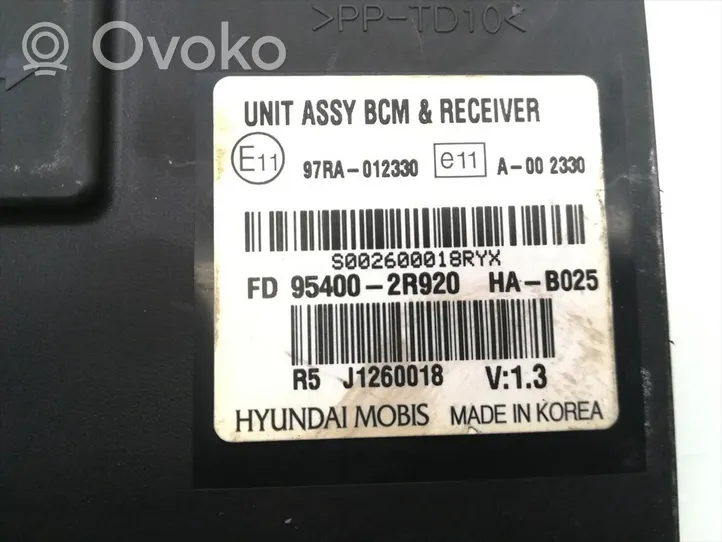 Hyundai i30 Sterownik / Moduł komfortu 95400-2R920
