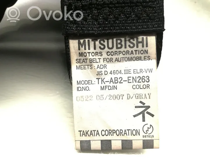 Mitsubishi Lancer VIII Etuistuimen turvavyö TK-AB2-EN263