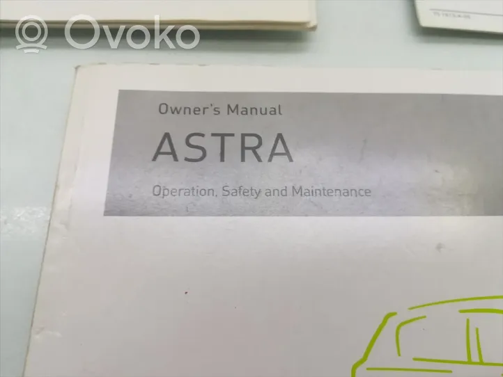 Opel Astra H Książka serwisowa 