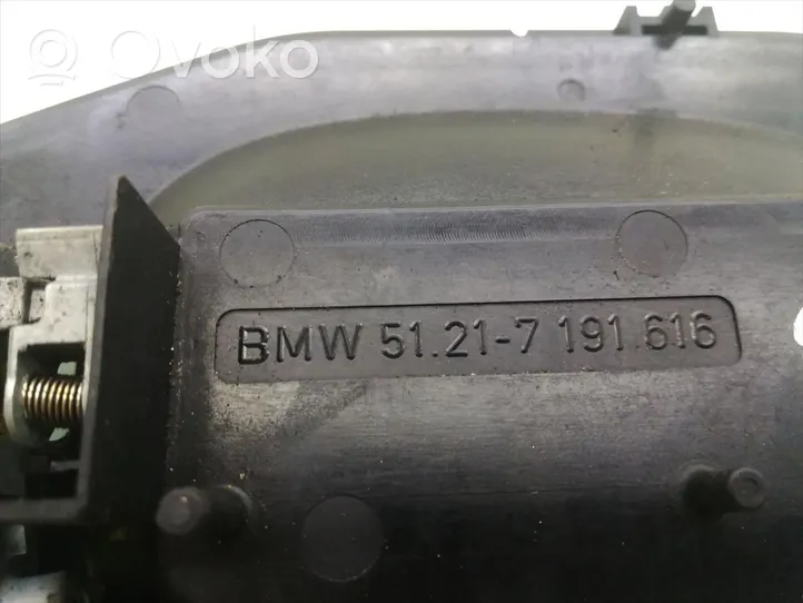 BMW 5 E60 E61 Klamka zewnętrzna/wspornik drzwi 7191616