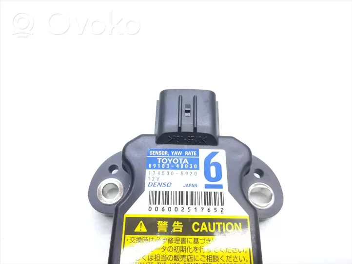 Toyota Prius (XW20) Sensor de aceleración 89183-48030