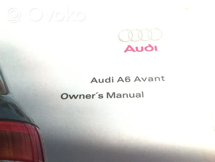 Audi A6 S6 C5 4B Omistajan huoltokirja --