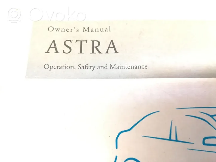 Opel Astra H Owners service history hand book 