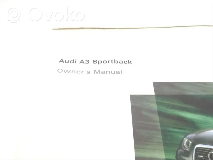 Audi A3 S3 8P Serviso knygelė 