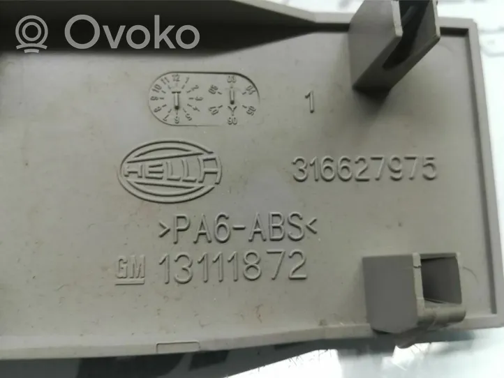 Opel Corsa D Światło fotela przedniego 13111872