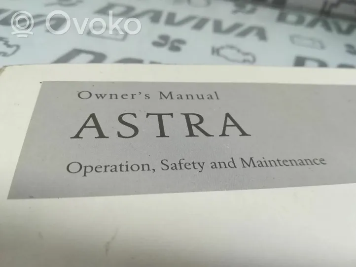 Opel Astra H Książka serwisowa 