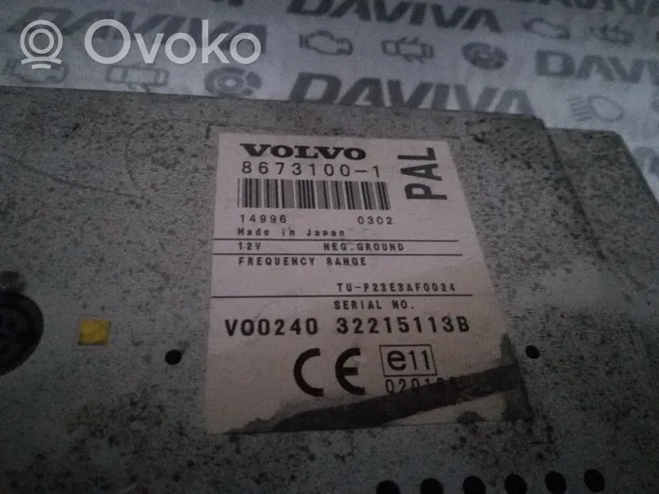 Volvo S80 GPS navigation control unit/module 32215113B