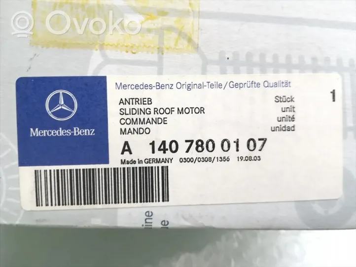 Mercedes-Benz S W140 Stoglangio varikliukas/ pavara A1407800107
