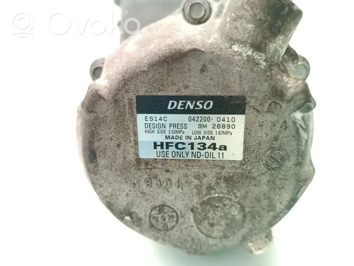 Toyota Prius (XW20) Compressore aria condizionata (A/C) (pompa) 042200-0410