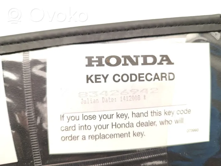 Honda Civic Libretto di servizio dei proprietari 