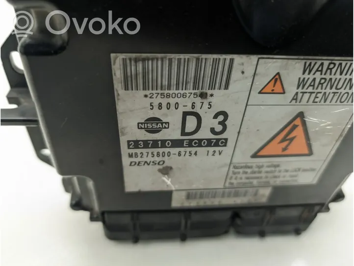 Nissan Navara D40 Calculateur moteur ECU 23710-EC07C