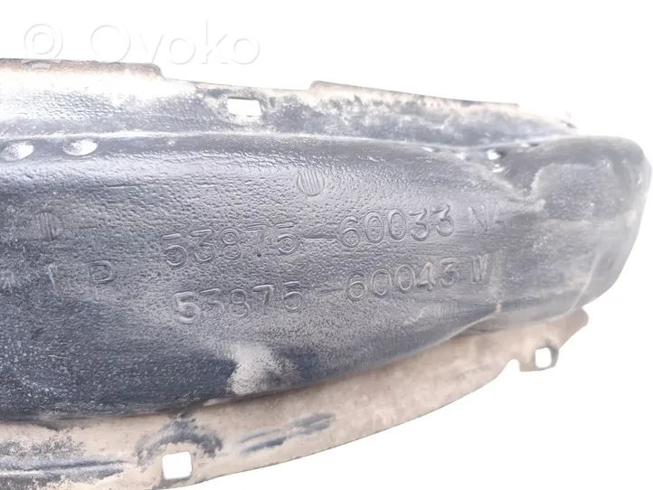 Toyota Land Cruiser (J120) Pare-boue passage de roue avant 53875-60033