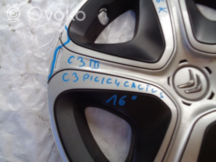 Citroen C3 Picasso Mozzo/copricerchi/borchia della ruota R16 