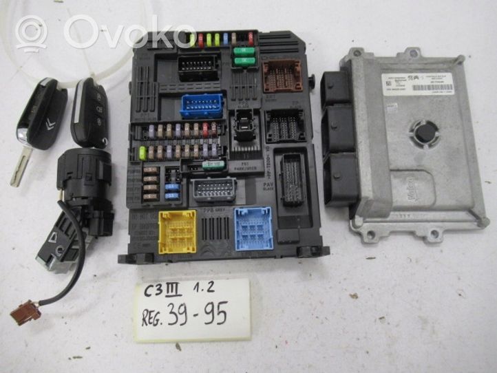 Citroen C3 Kit calculateur ECU et verrouillage 9817335080