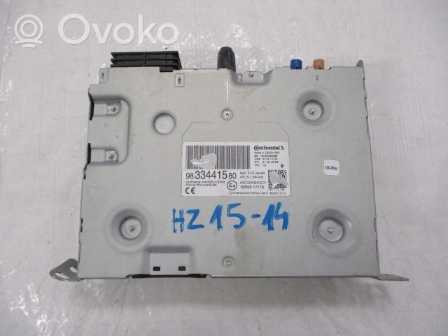 Citroen C5 Aircross Radio/CD/DVD/GPS-pääyksikkö 9833441580