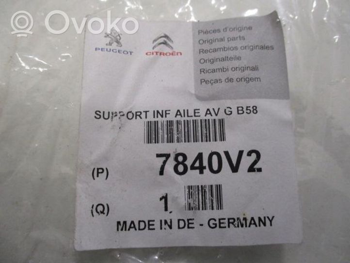 Citroen C4 Grand Picasso Uchwyt / Mocowanie zderzaka przedniego 9653832980 7840V2