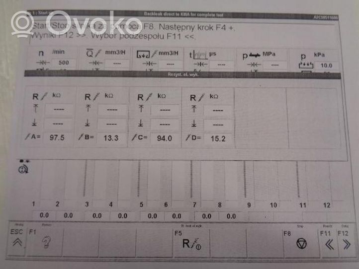 Citroen C3 Kit d'injecteurs de carburant 9686191080 96 86 19 10 80