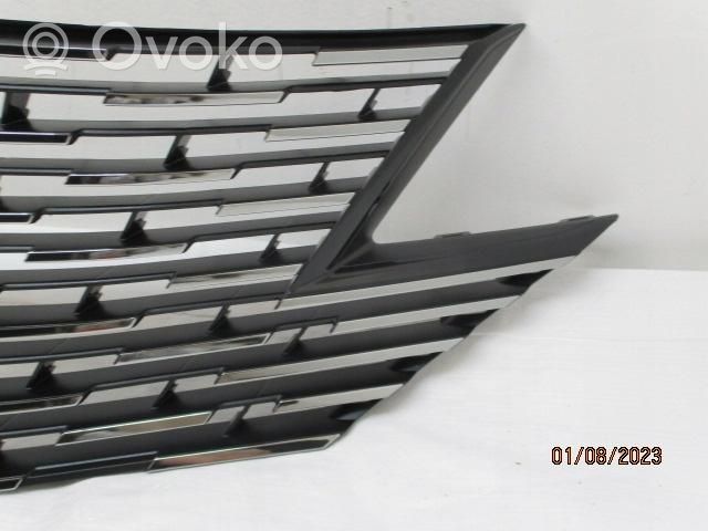 Peugeot 307 Grille calandre supérieure de pare-chocs avant 