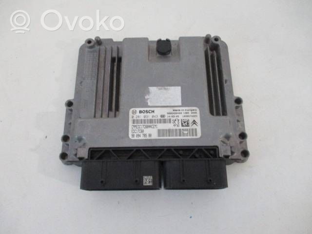 Peugeot 308 Unité de commande, module ECU de moteur 9809478580