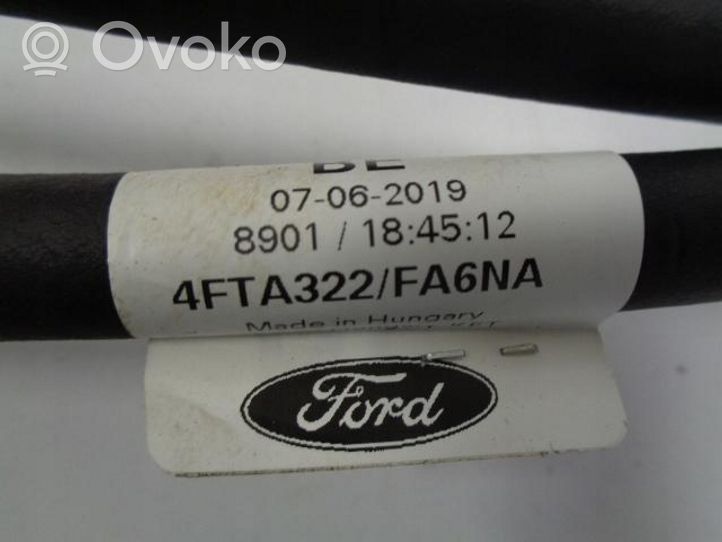 Ford Fiesta Perilla/embellecedor de cuero de la palanca de cambios H1BR-7C453-AKF
