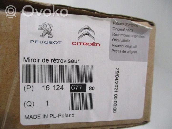 Citroen C1 Vetro specchietto retrovisore 1612467780