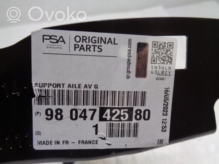 Citroen C4 III e-C4 Uchwyt / Mocowanie błotnika przedniego 9804742580