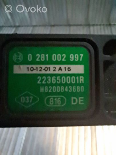 Renault Trafic II (X83) Sensore di pressione 0281002997