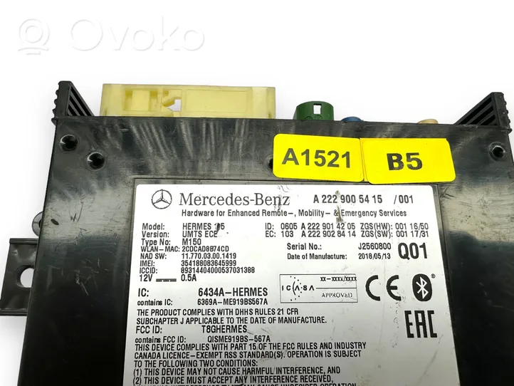 Mercedes-Benz E W238 Bluetooth modulis A2229005415