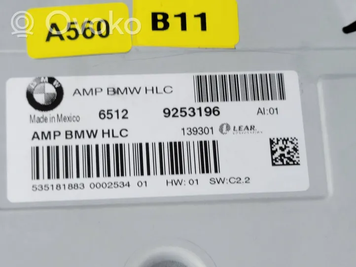 BMW X3 F25 Amplificador de sonido 9253196