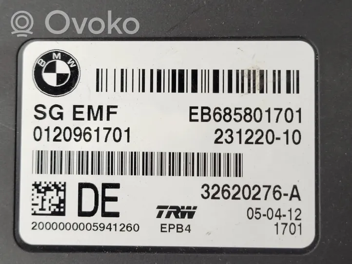 BMW 5 F10 F11 Moduł / Sterownik hamulca ręcznego 6858017