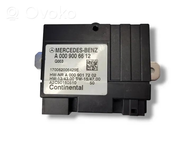 Mercedes-Benz C W205 Unité de commande / module de pompe à carburant A0009006612