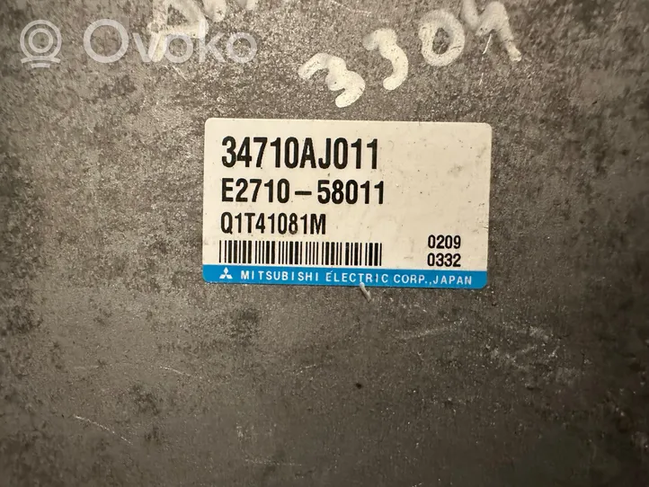 Subaru Legacy Unité de commande / calculateur direction assistée 34710AJ011