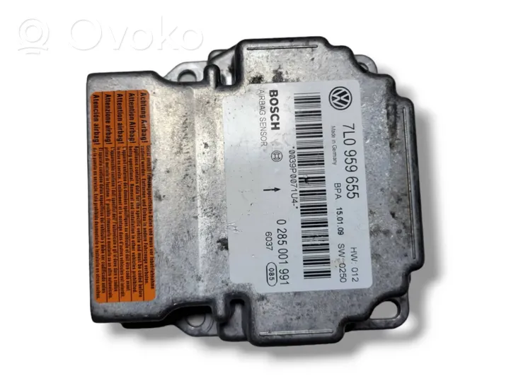 Volkswagen Touareg I Airbag control unit/module 7L0959655