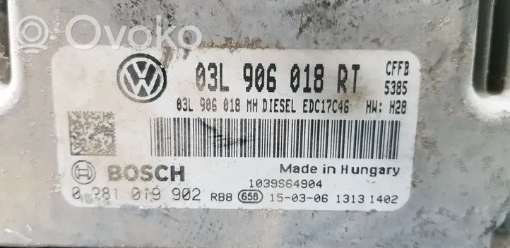 Skoda Superb B6 (3T) Sterownik / Moduł ECU 03L906018RT