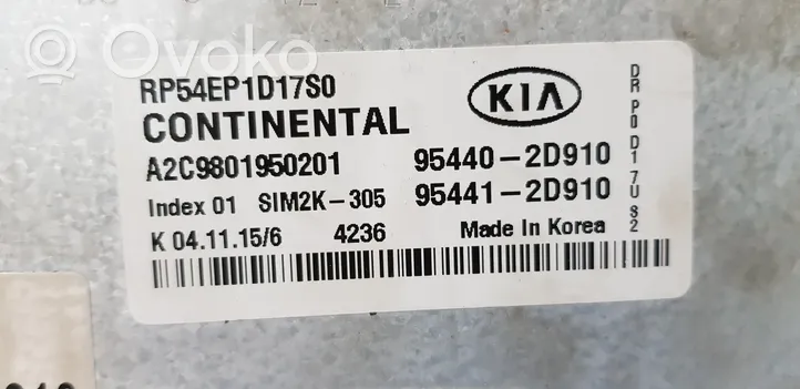 KIA Carens III Unidad de control/módulo de la caja de cambios 954402D910