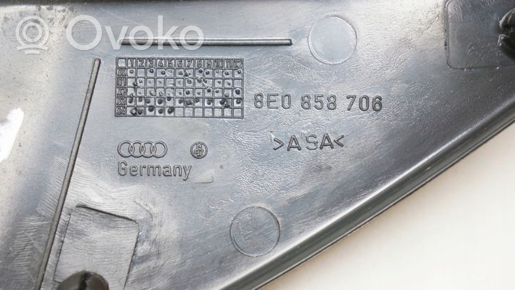 Audi A4 S4 B6 8E 8H Copertura in plastica per specchietti retrovisori esterni 8E0858706