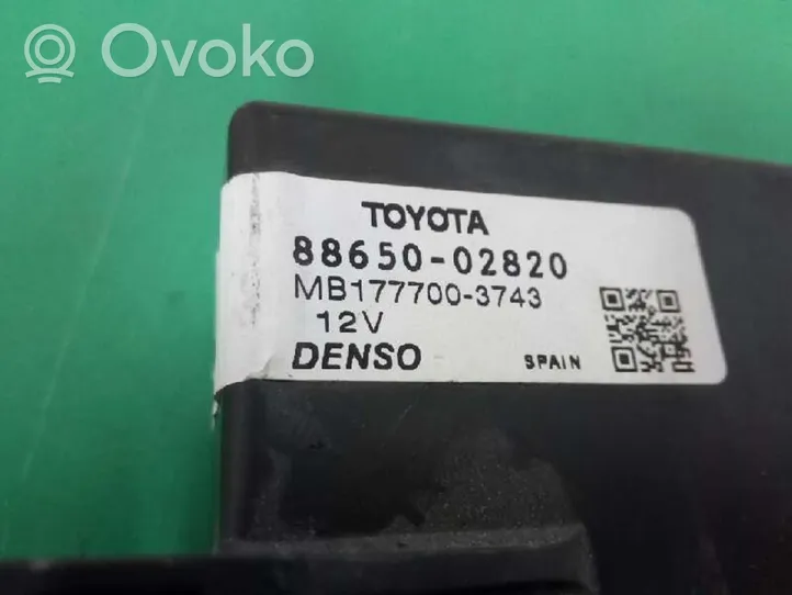 Toyota Auris 150 Muut ohjainlaitteet/moduulit 8865002820