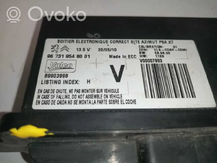 Citroen C5 Xenon control unit/module 9673195480